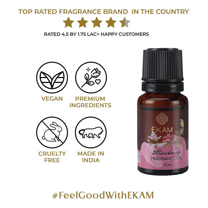 EKAM Strawberry Fragrance Oil – 10ml