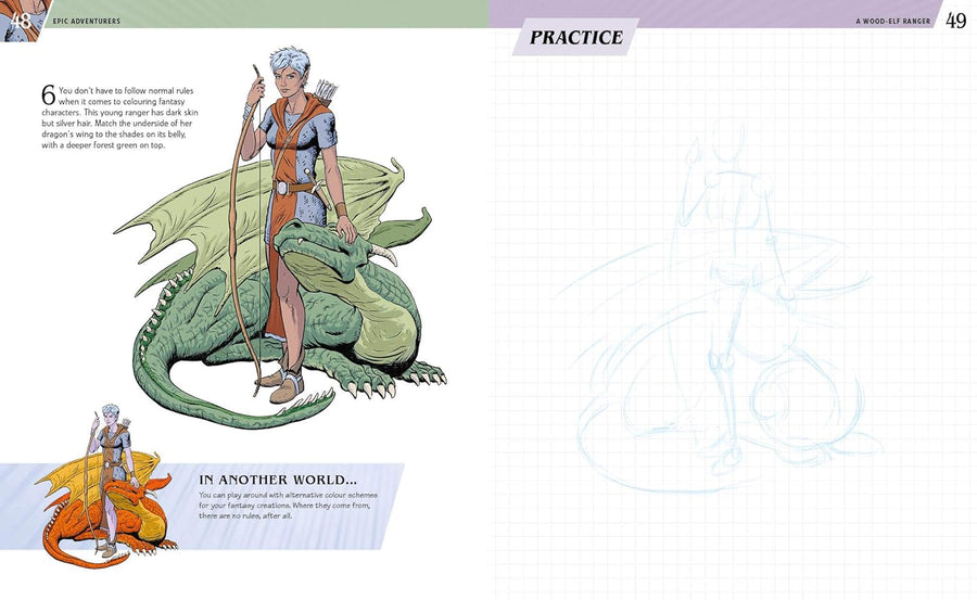 I Can Draw Fantasy Art: Step by Step Techniques, Characters and Effects: By Juan Calle, William Potter