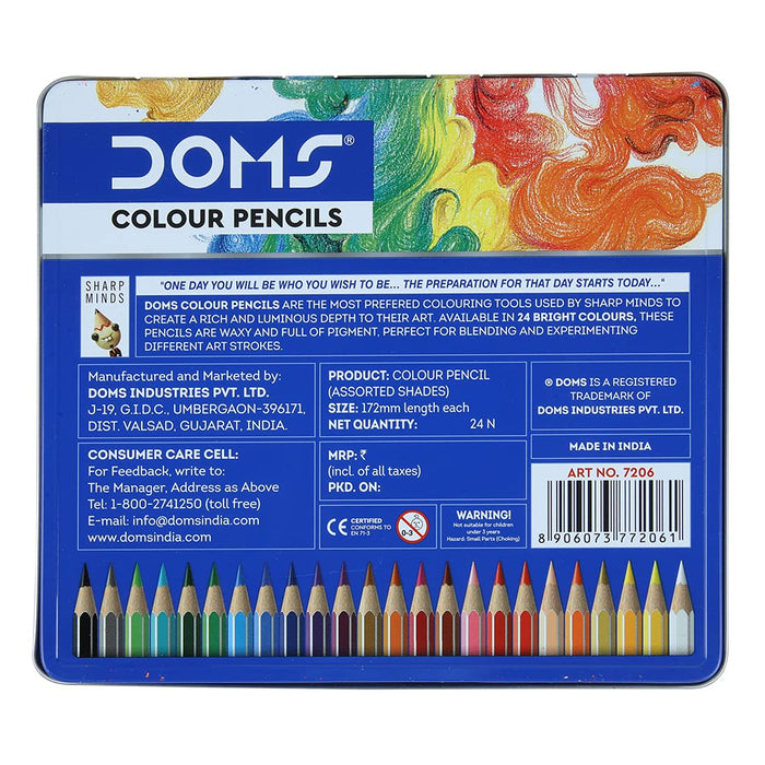 DOMS - Super Soft Colour Pencils - 24 shades