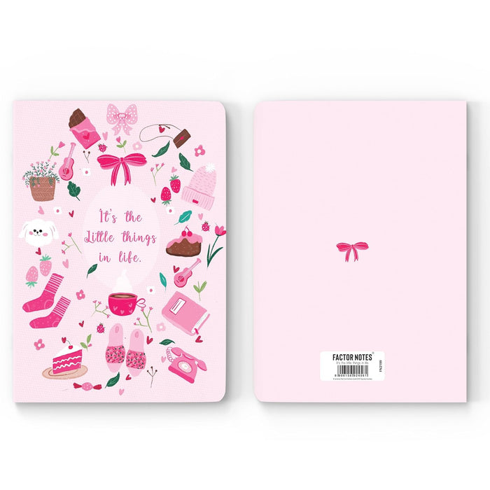 Fctor Notes A5 Ruled Notebook –  It’s the Little Things in Life