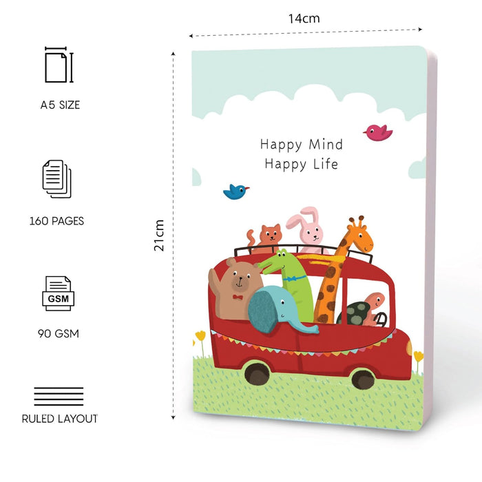 Factor Notes Pursuit Series Notebook - Happy Mind Happy Life