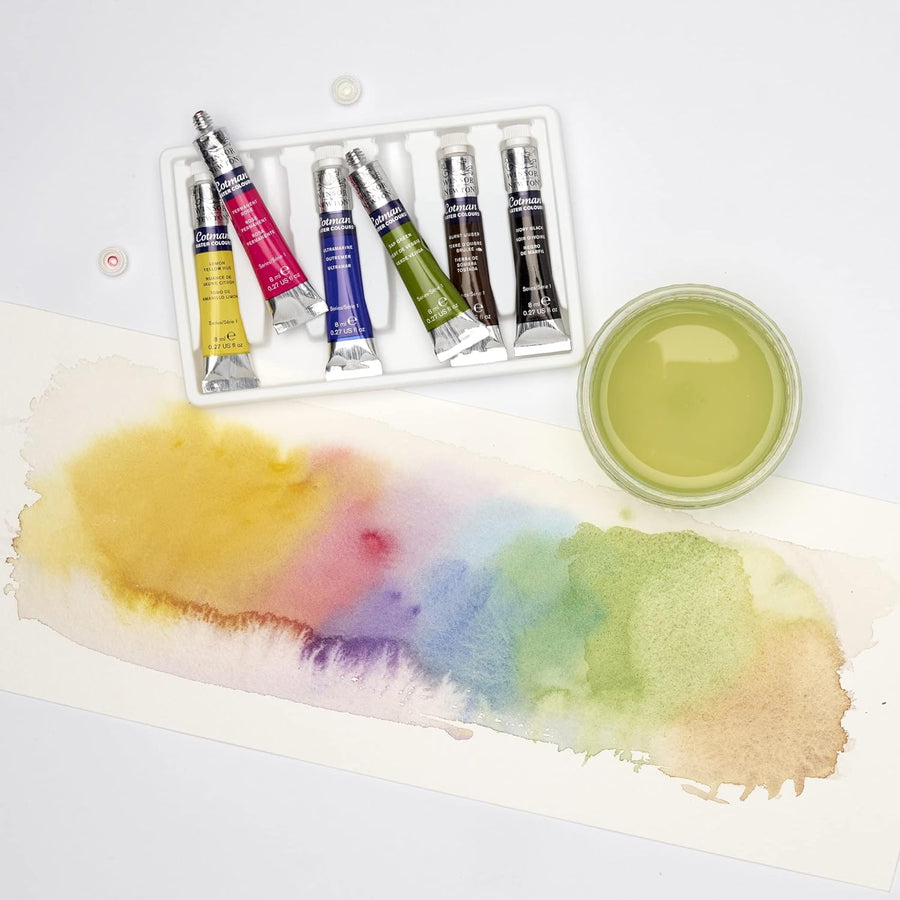 Winsor & Newton Cotman Water Colour - 6 Tube Collection (8ml Each)