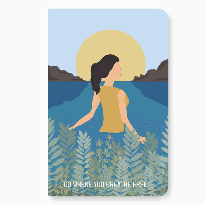 FACTOR NOTES A5 Ruled Notebook – (Breathe Free)