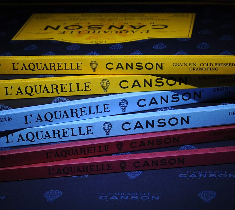 CANSON - L'AQUARELLE HERITAGE GLUED PAD COLD PRESSED (23 x 31 CM)