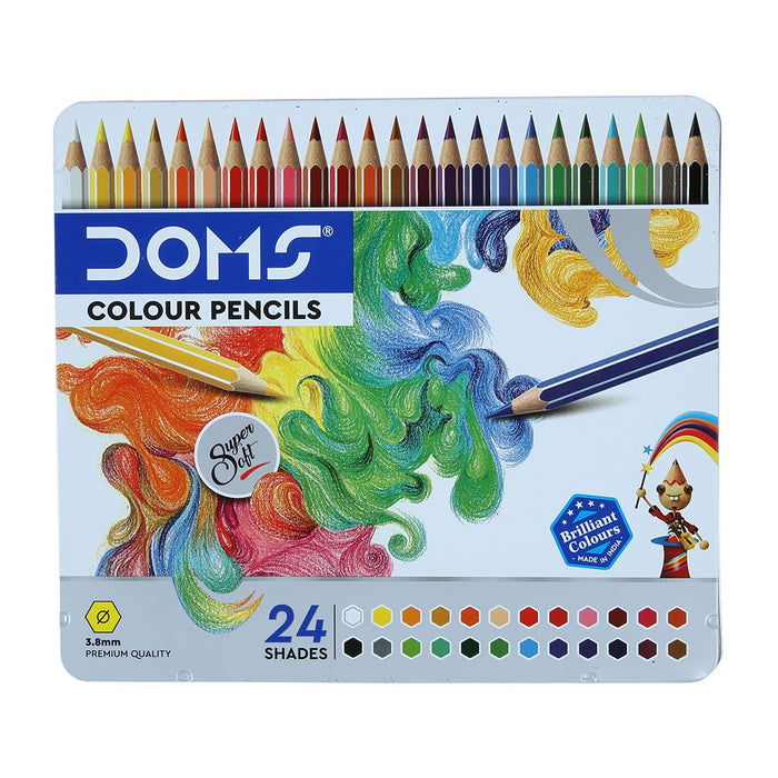 DOMS - Super Soft Colour Pencils - 24 shades