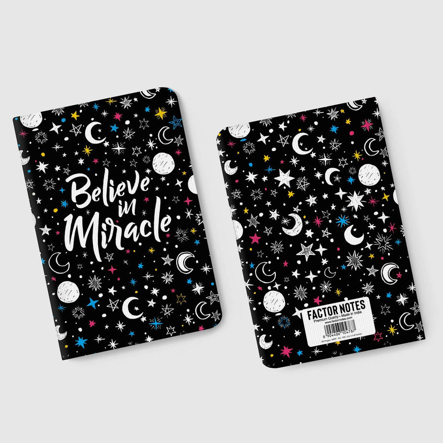 Factor Note Believe in Miracle Notebook