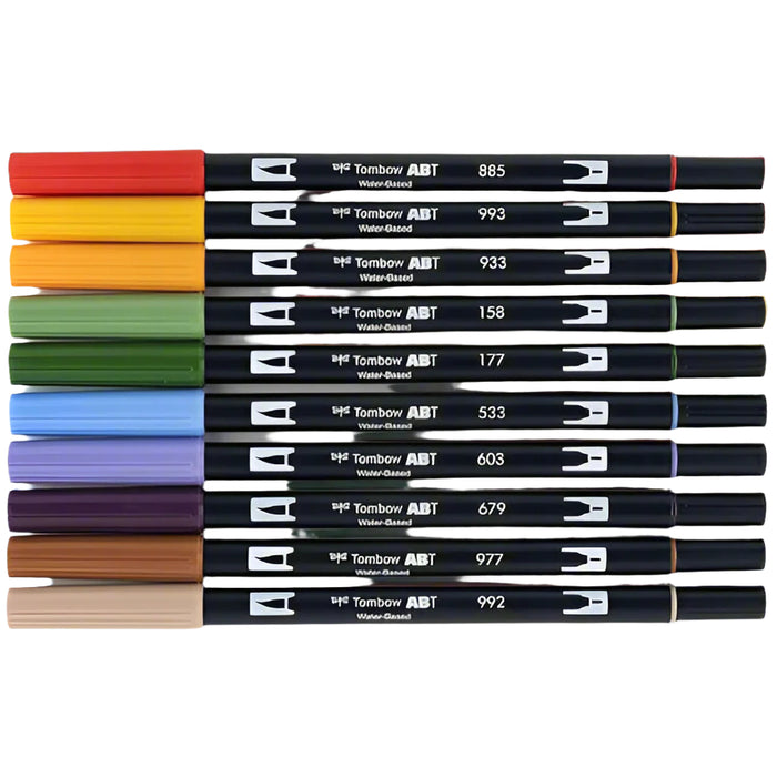 Tombow Dual Brush Pens Set Of 10 (Secondary)