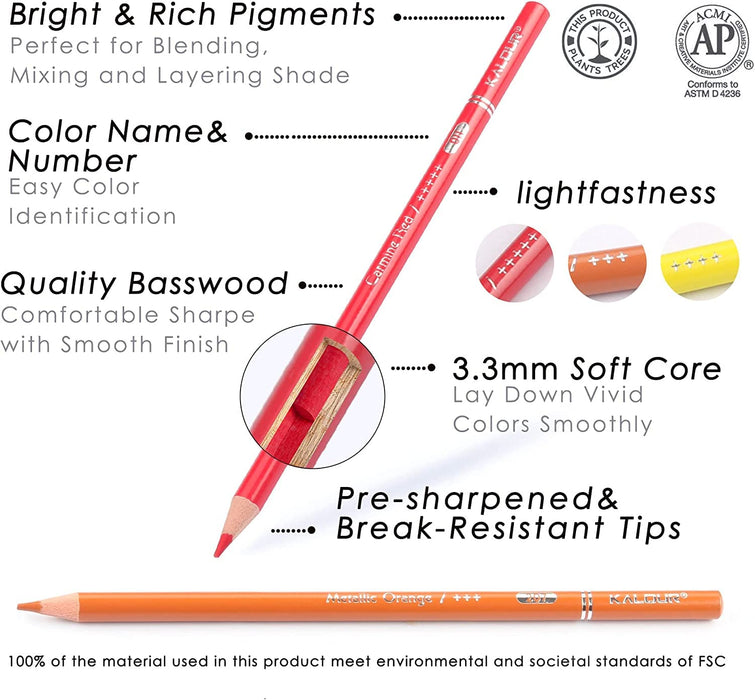 Kalour - Premium Colored Pencils Set of 120 pcs