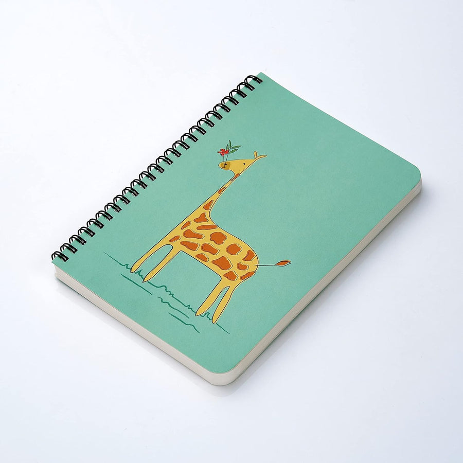 Factor Notes Spiral-Bound Notebook (Giraffe)