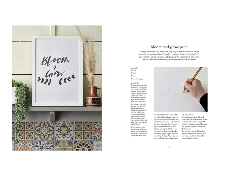 Modern Brush Lettering – Becki Clark