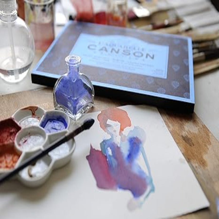 CANSON - L'AQUARELLE HERITAGE PADS ROUGH GRAIN (26 X 36 CM)