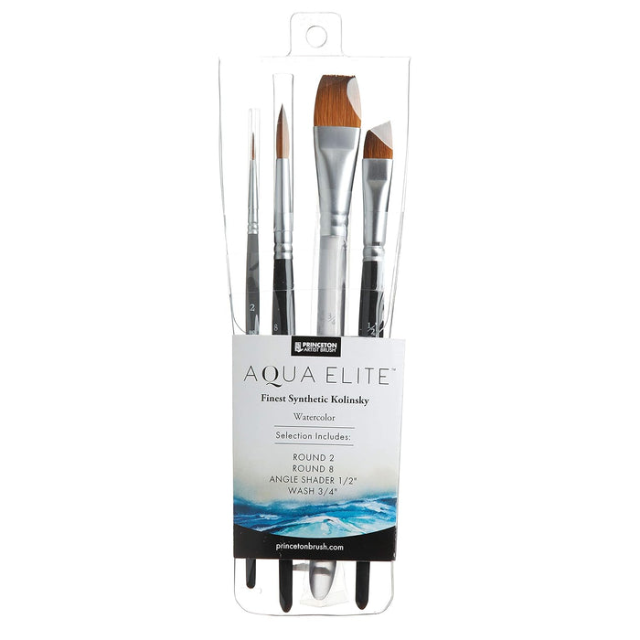 Princeton - Aqua Elite Synthetic Kolinsky set of 4