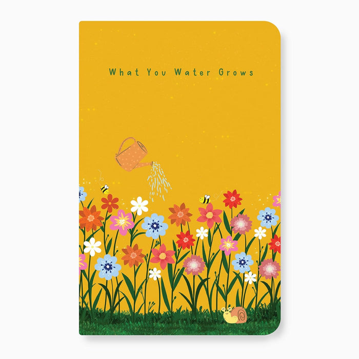 FACTOR NOTES A5 Ruled Notebook – What You Water Grows (90 GSM, 160 Pages)