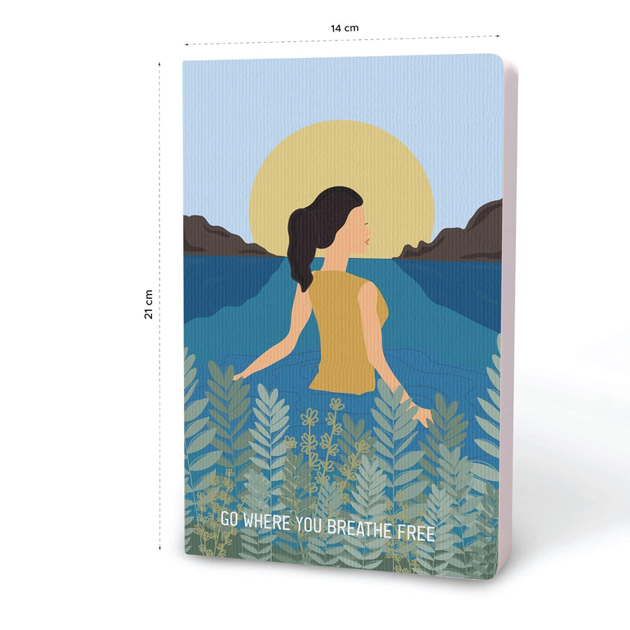FACTOR NOTES A5 Ruled Notebook – (Breathe Free)