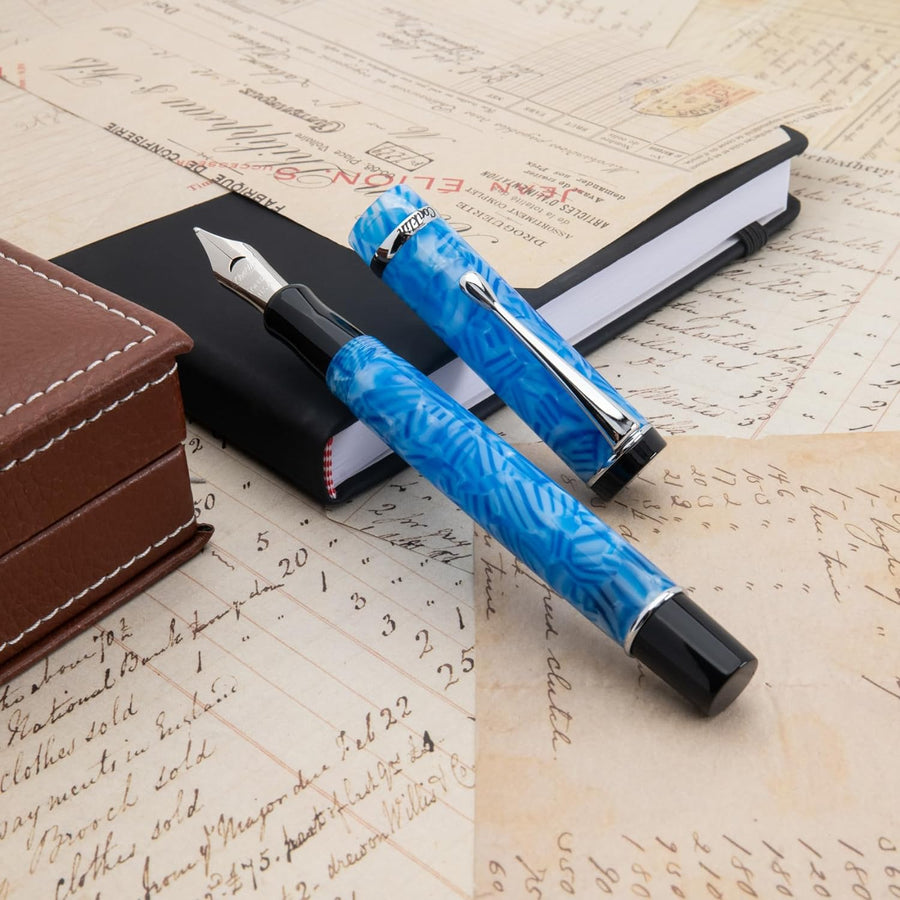 Conklin - Duragraph Fountain Pen Ice Blue (M)