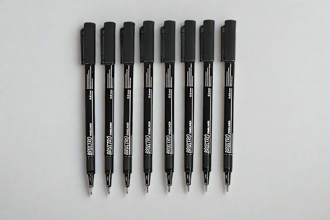 Brustro Professional Pigment Based Fineliner (Set of 8)