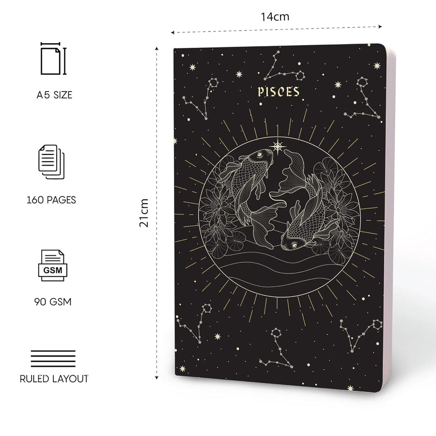 Factor Notes Pursuit Series Notebook - Pisces
