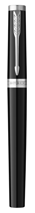 Parker Ingenuity Rollerball Pen – Black with Chrome Trim