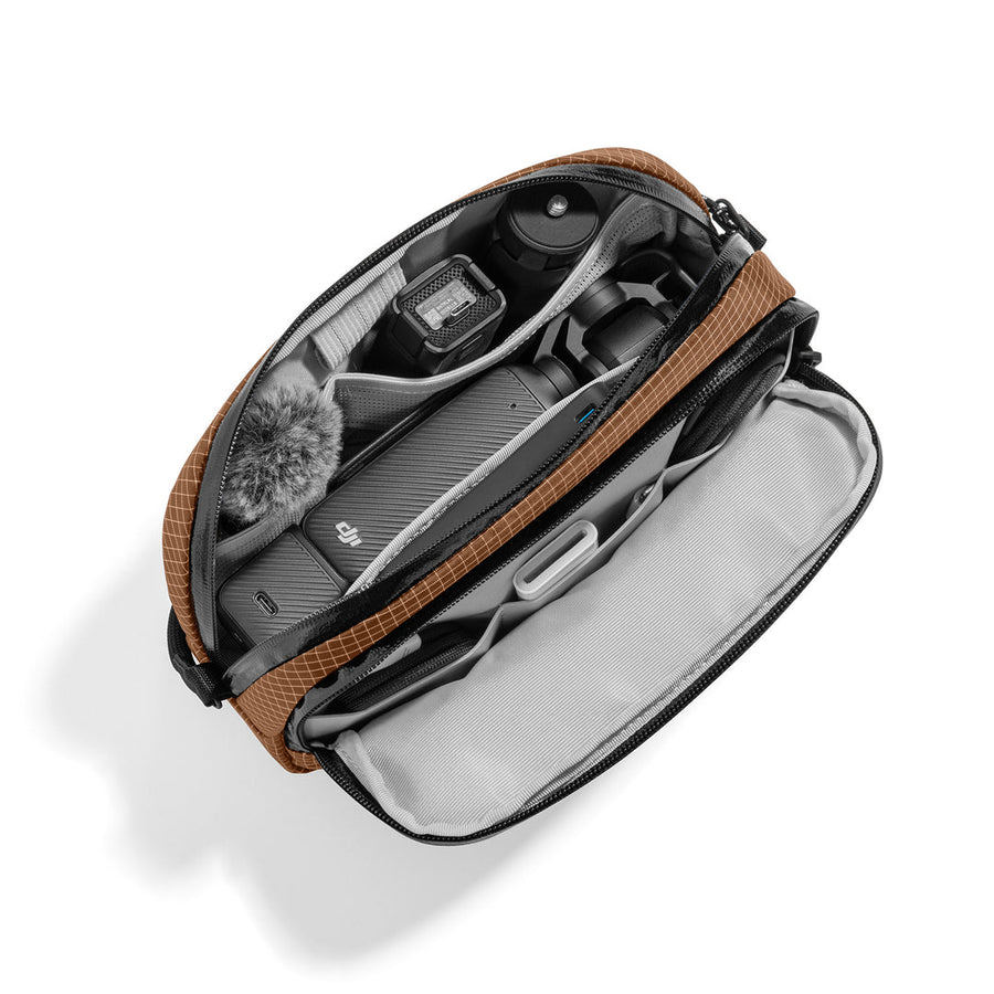 Tomtoc Light-T12 Pro Electronic Accessory Pouch 1.8L – Brown