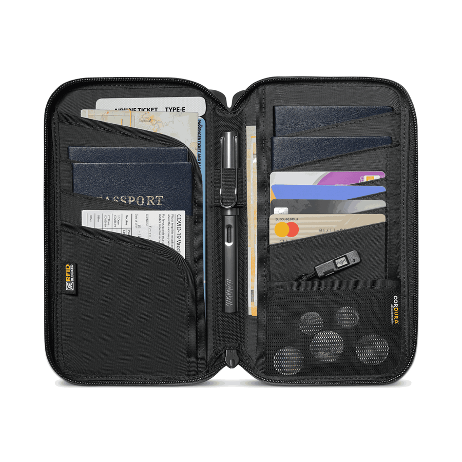 Tomtoc Navigator - T03 Passport Holder - Black