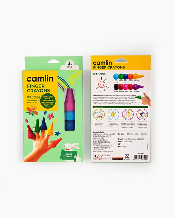 Camel - Finger Crayons (Set of 10 shades)