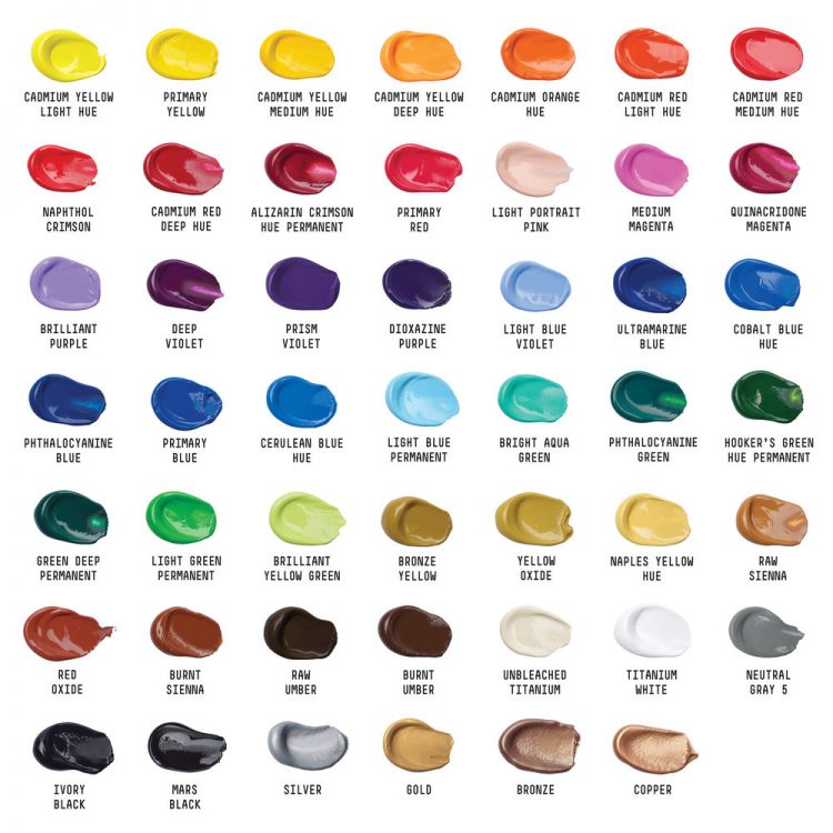Liquitex - Basics Acrylic Paint Tubes Set (22ml)