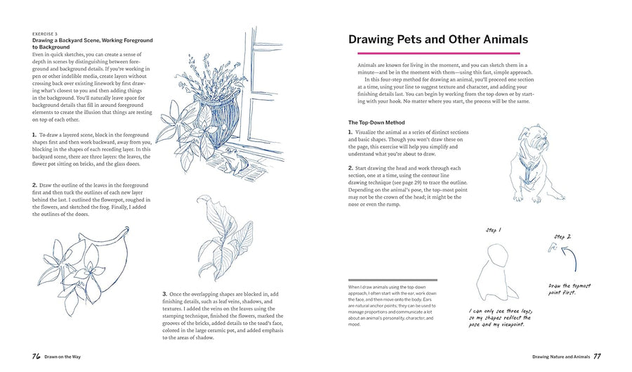 Drawn on the Way: A Guide to Capturing the Moment Through Live Sketching By Sarah Nisbett (Paperback)