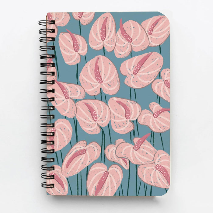 Factor Notes Spiral-Bound A5 Notebook (Anthurium)