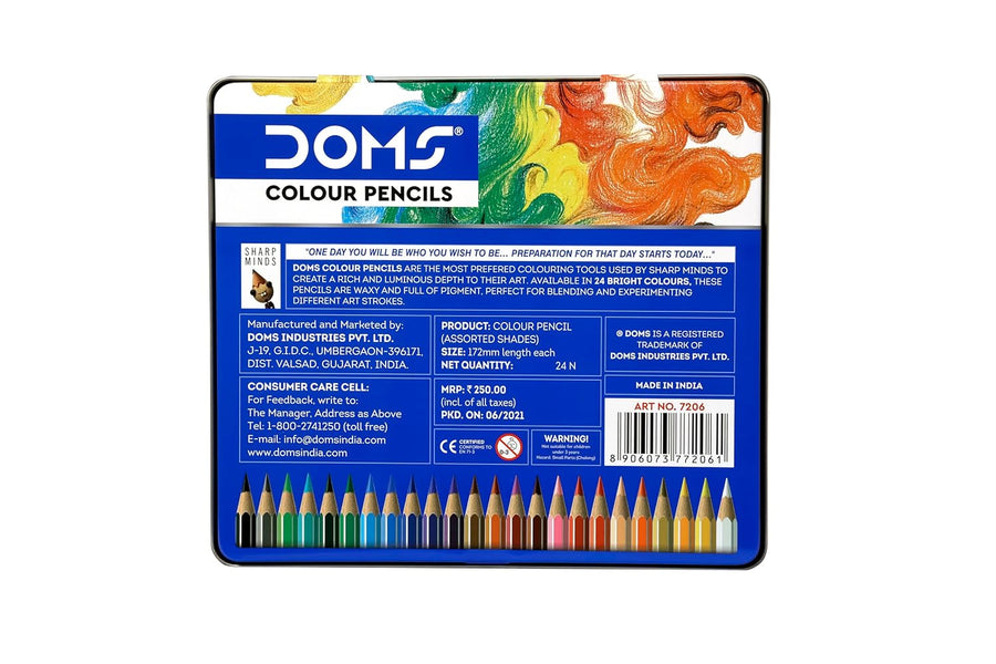 DOMS - Super Soft Colour Pencils - 24 shades