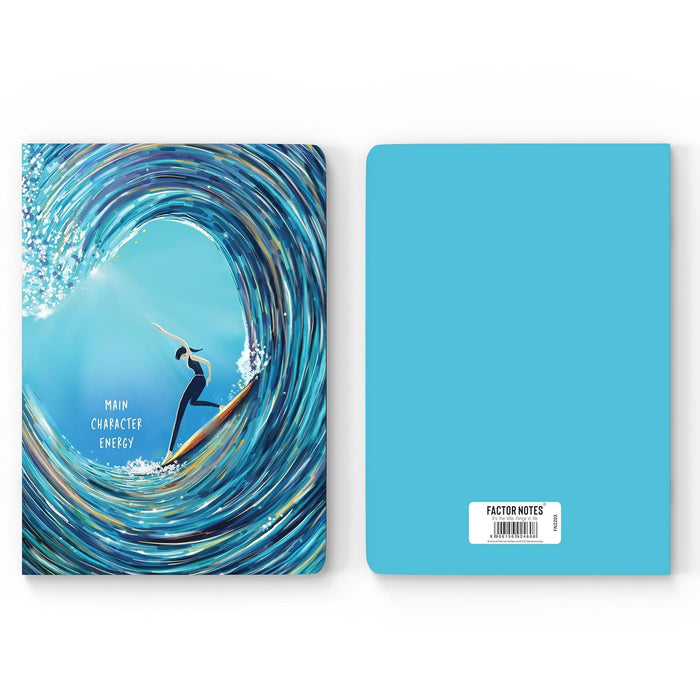 FACTOR NOTES A5 Ruled Notebook – Main Character Energy