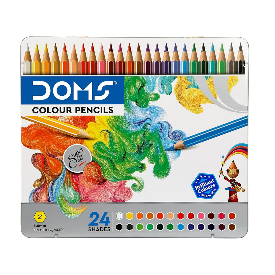 DOMS - Super Soft Colour Pencils - 24 shades