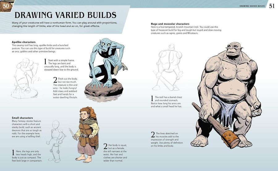 I Can Draw Fantasy Art: Step by Step Techniques, Characters and Effects: By Juan Calle, William Potter