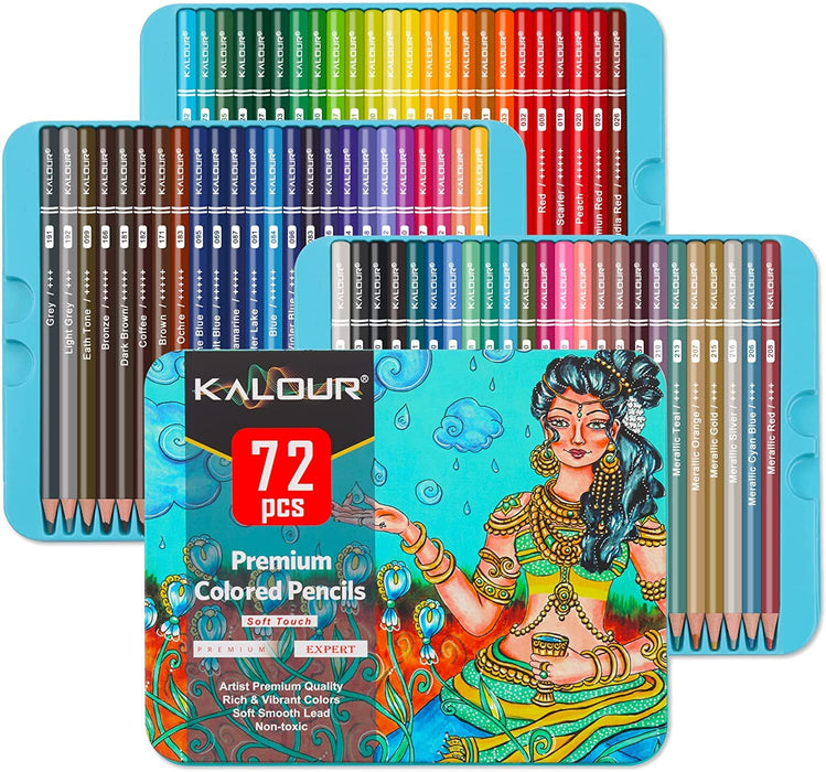 Kalour - Premium Colored Pencils Set of 72pcs