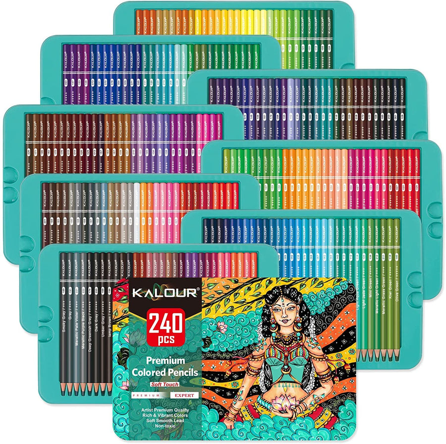 Kalour - Premium Colored Pencils Set of 240 pcs