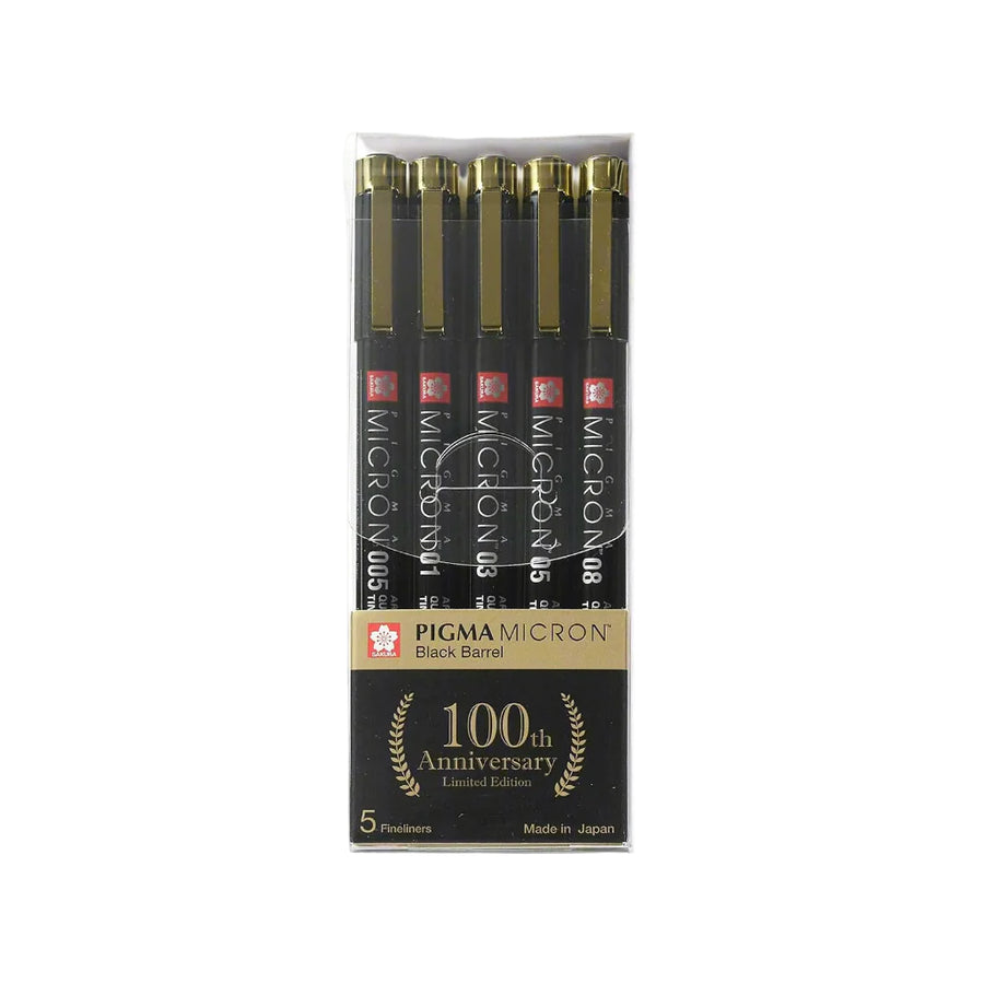 Sakura Pigma Micron Fineliner Set of 5