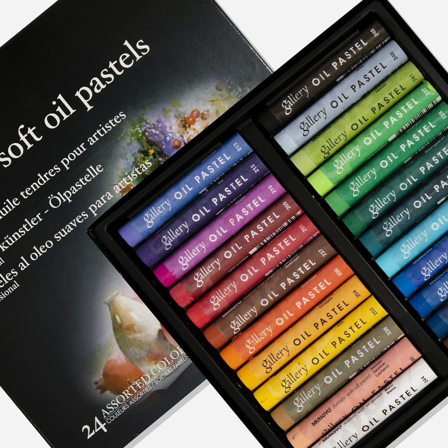 Mungyo Gallery - Artists' Soft Oil Pastels Professional - Set of 24