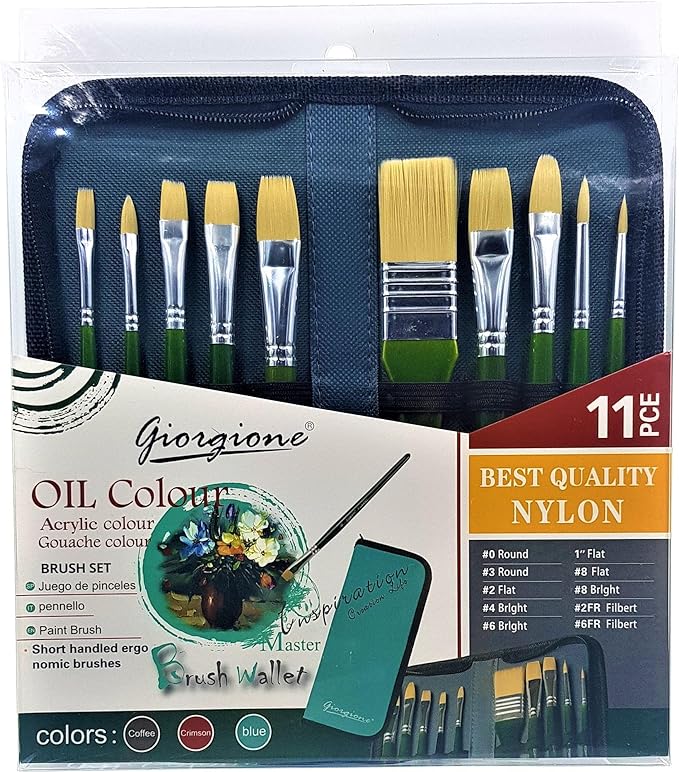 Giorgione Oil Color Brush Set of 11 (G-F200)