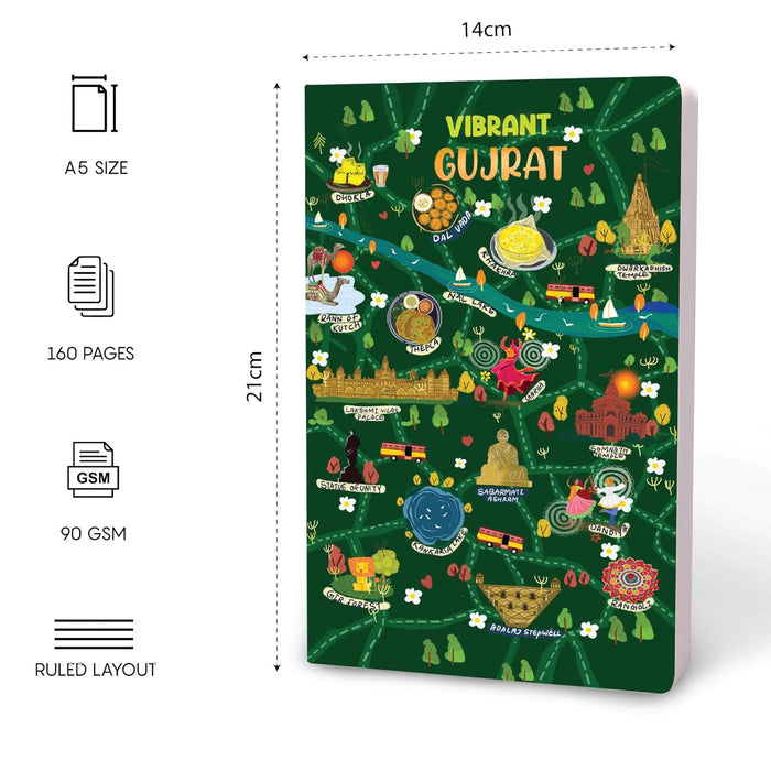 Factor Notes Pursuit Series Notebook - Vibrant Gujarat