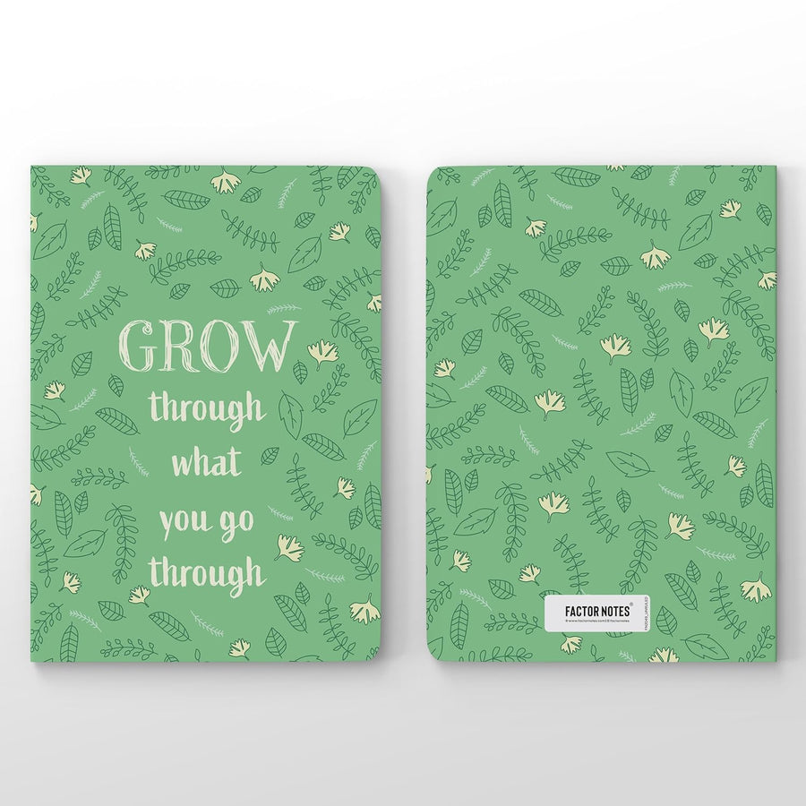 FACTOR NOTES A5 Plain Notebook – Grow