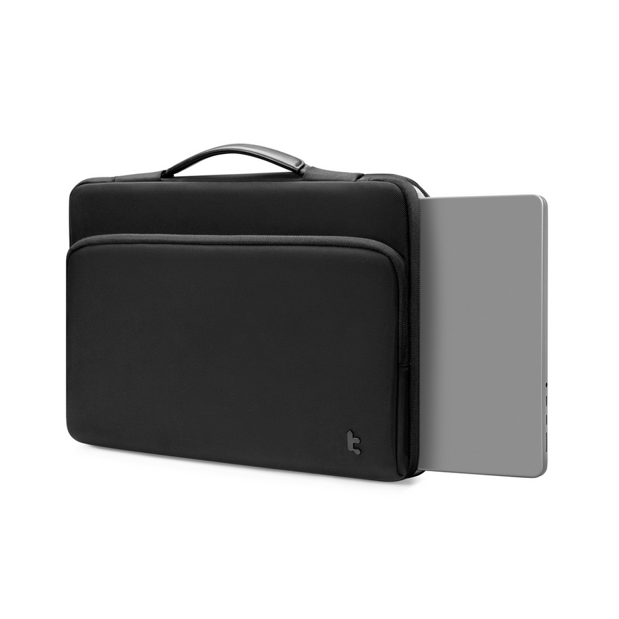 Tomtoc Defender-A14 Premium Laptop Briefcase 13.5–14 Inch – Black