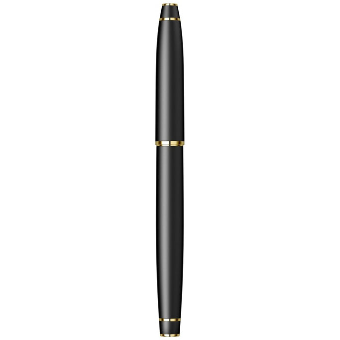 Scrikss Noble 35 Roller Pen – Matt Black with Gold Trim
