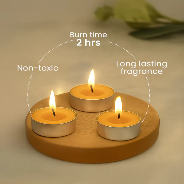 IRIS 15 Pack Fragranced Tealights – Mango Sorbet