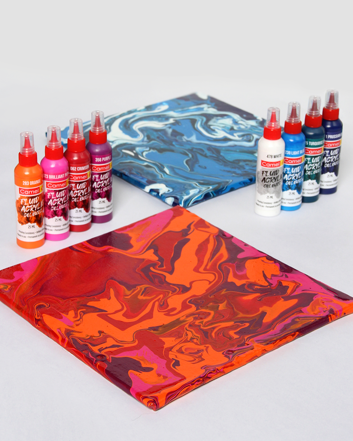 Camel Fluid Acrylic Colours Kit