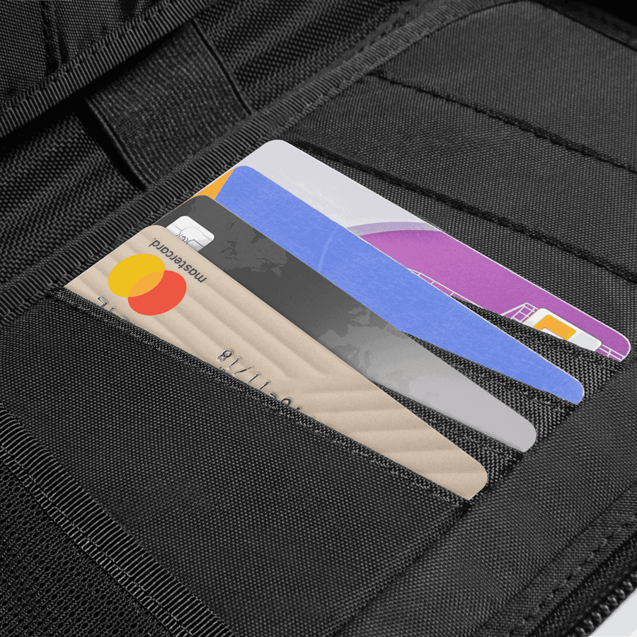 Tomtoc Navigator - T03 Passport Holder - Black
