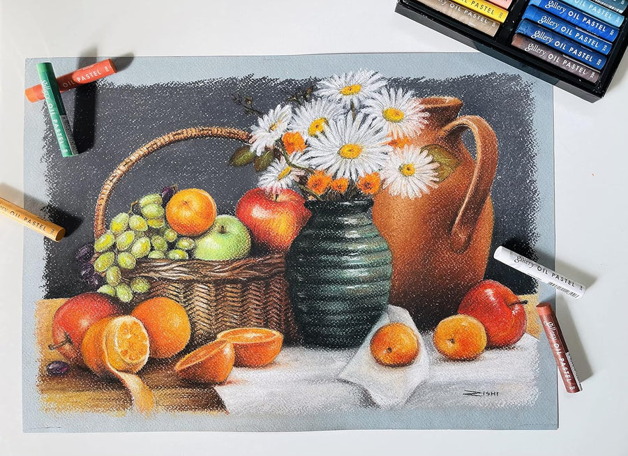 Mungyo Gallery - Artists' Soft Oil Pastels Professional - Set of 12