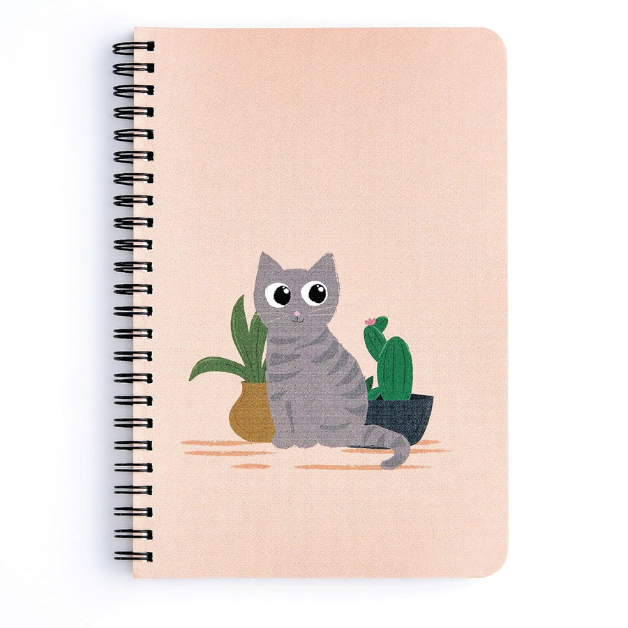 Factor Notes Spiral-Bound Notebook – (Curious Cat)