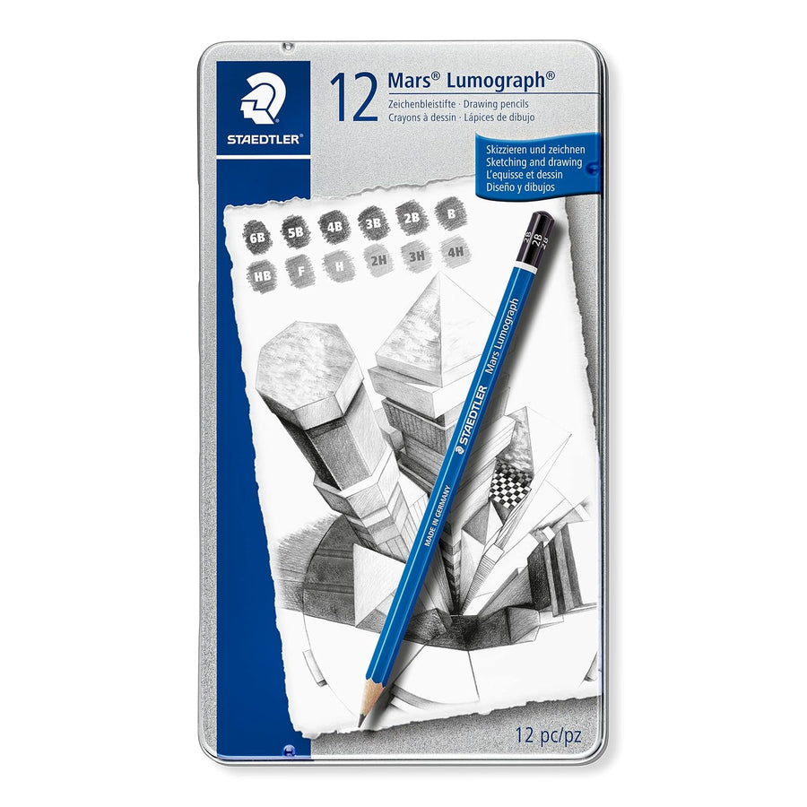 Staedtler - Mars Lumograph Drawing Pencil Set of 12