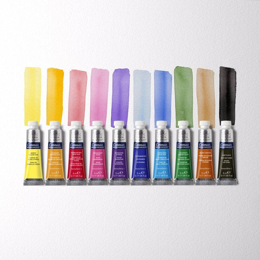 Winsor & Newton Cotman Watercolour Set 10x5ml