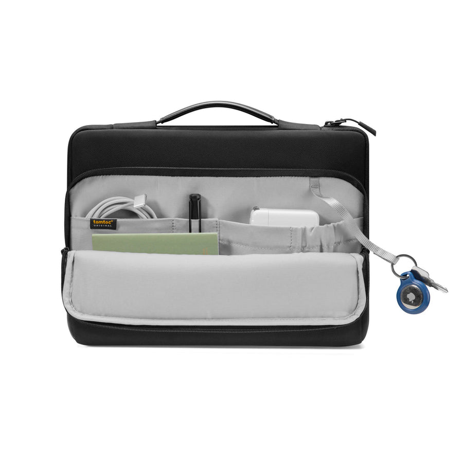 Tomtoc Defender-A14 Premium Laptop Briefcase 13.5–14 Inch – Black