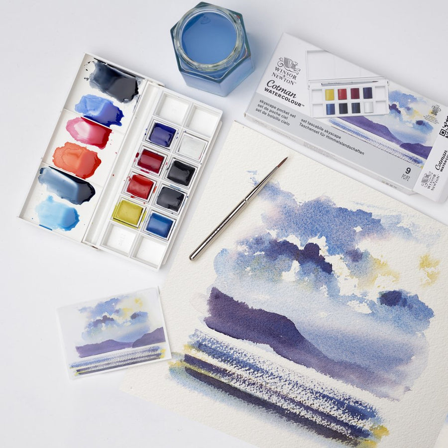 Winsor & Newton Cotman Watercolour Set (9 Pieces)
